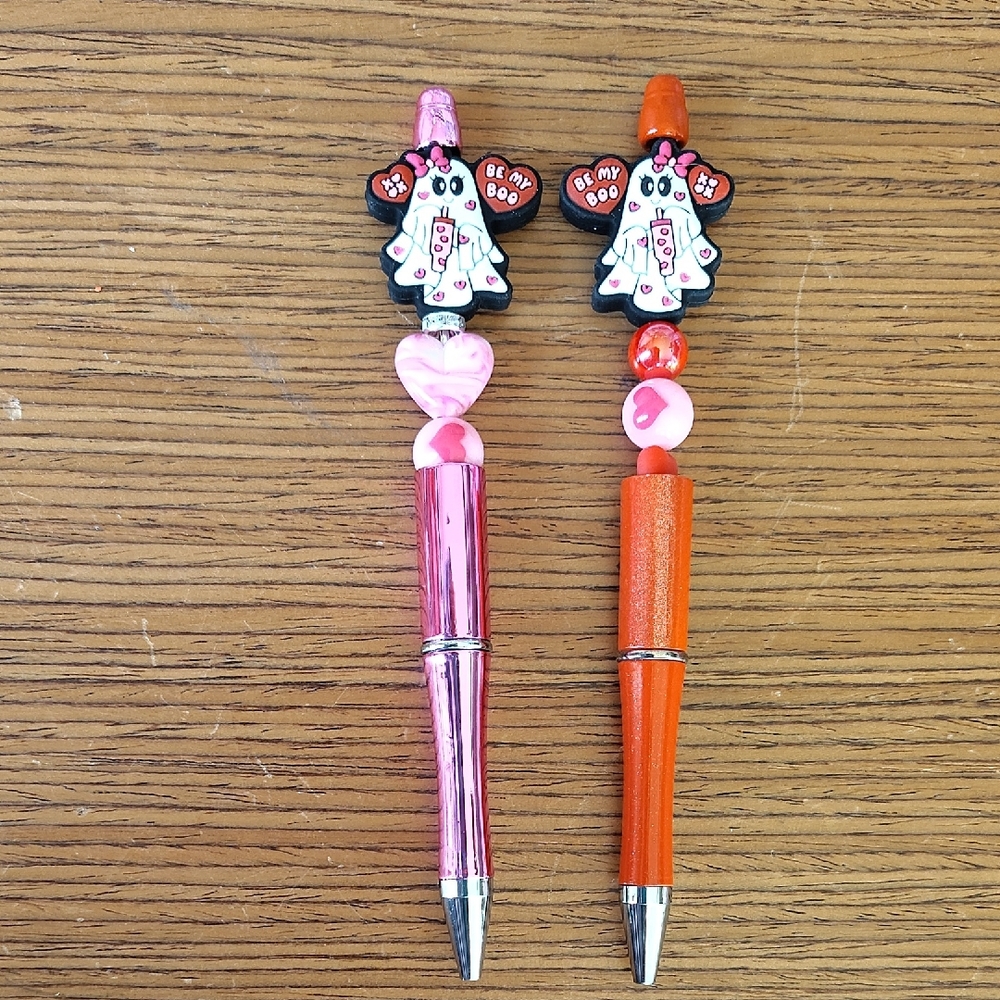Handmade Valentine Be My Boo Pen Set Of 2